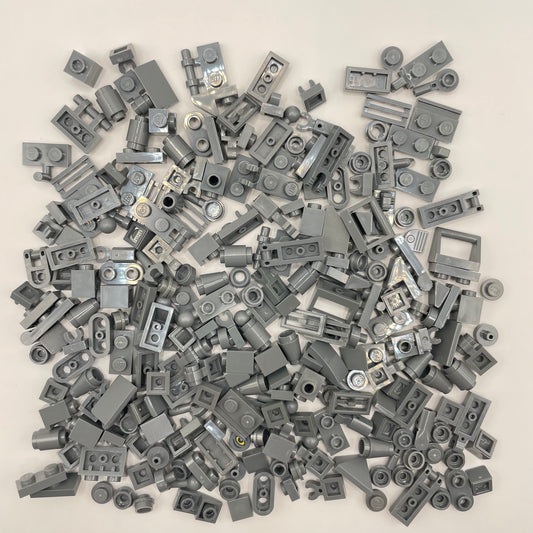 LEGO Greebling, Dark Bluish Grey, 250 Pieces