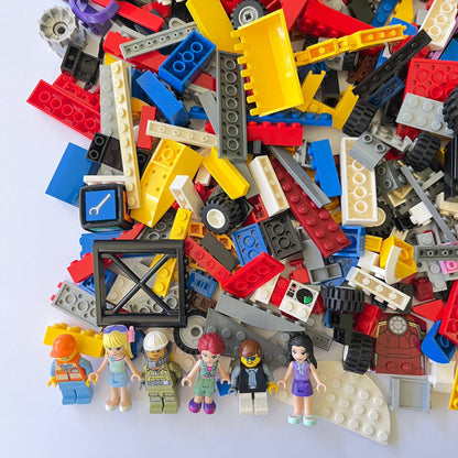 LEGO Fun Pack, Mixed Bag, Approx. 750g includes 6 Minifigures/Minidolls