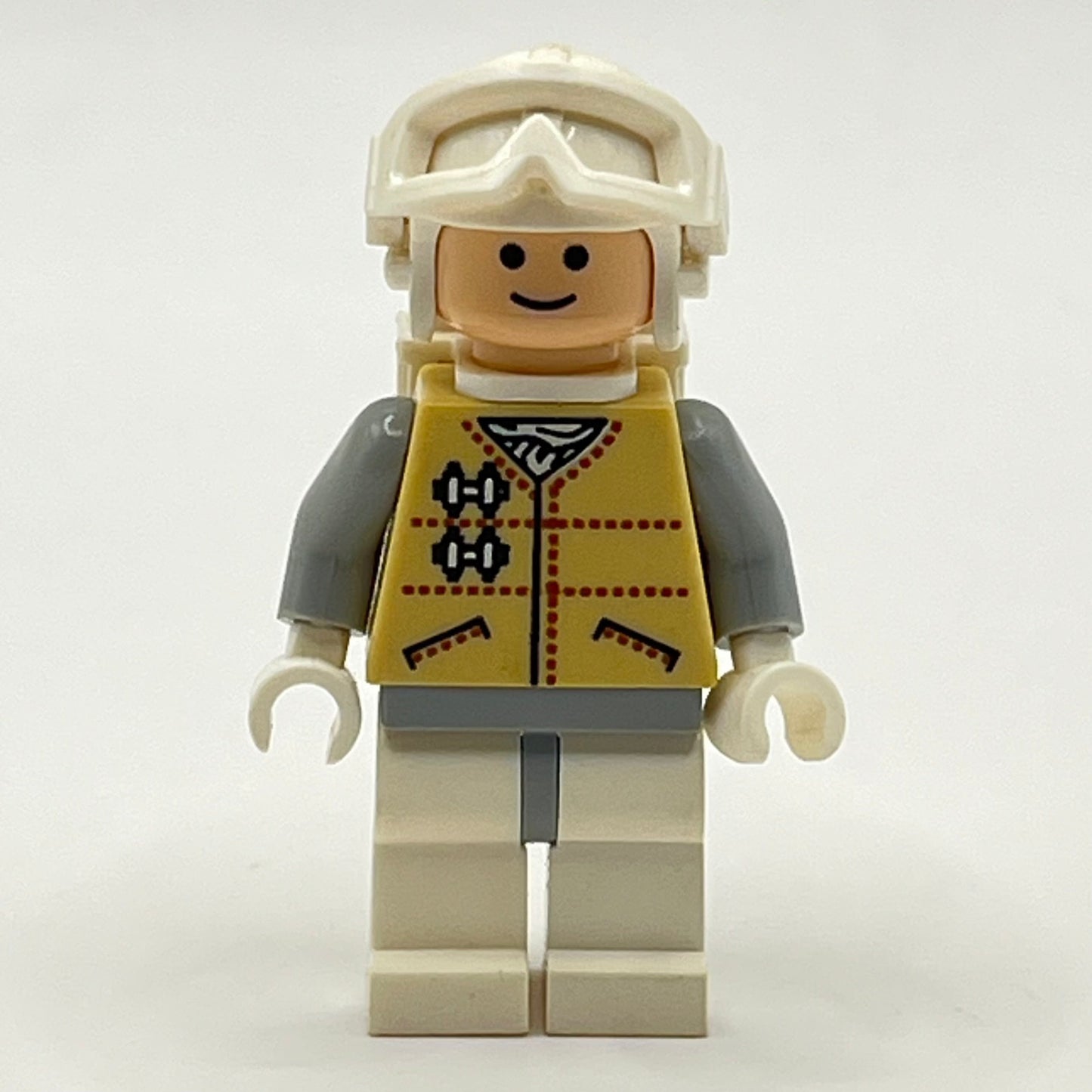 LEGO Hoth Rebel, White Goggles and Backpack, Star Wars, Minifigure (sw0167)