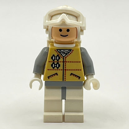 LEGO Hoth Rebel, White Goggles and Backpack, Star Wars, Minifigure (sw0167)
