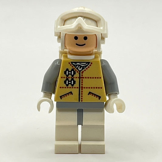 LEGO Hoth Rebel, White Goggles and Backpack, Star Wars, Minifigure (sw0167)