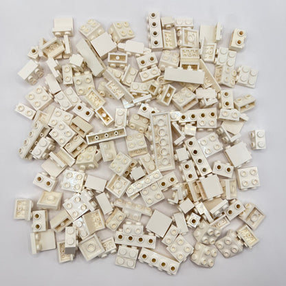 LEGO White Mixed SNOT Pieces Approx. 120g