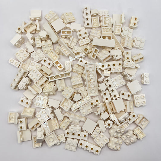 LEGO White Mixed SNOT Pieces Approx. 120g