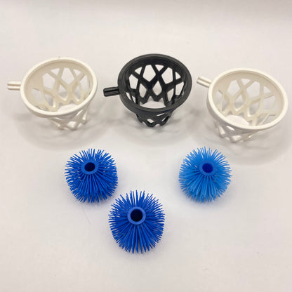 LEGO Basketball Hoop, Car Wash Scrubbers, 6 Pieces