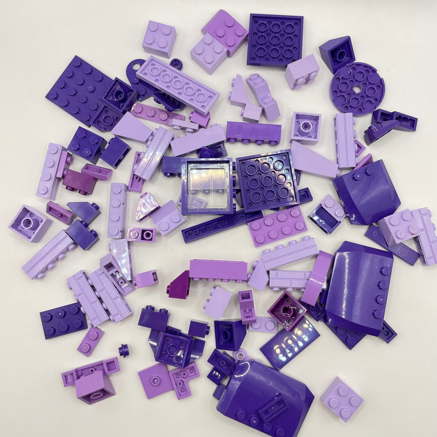 LEGO Mixed Bricks, Mixed Purple, Approx. 100g