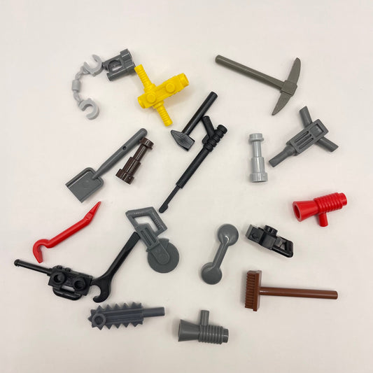 LEGO Mixed Tools, Minifigure Accessories, 20 Pieces