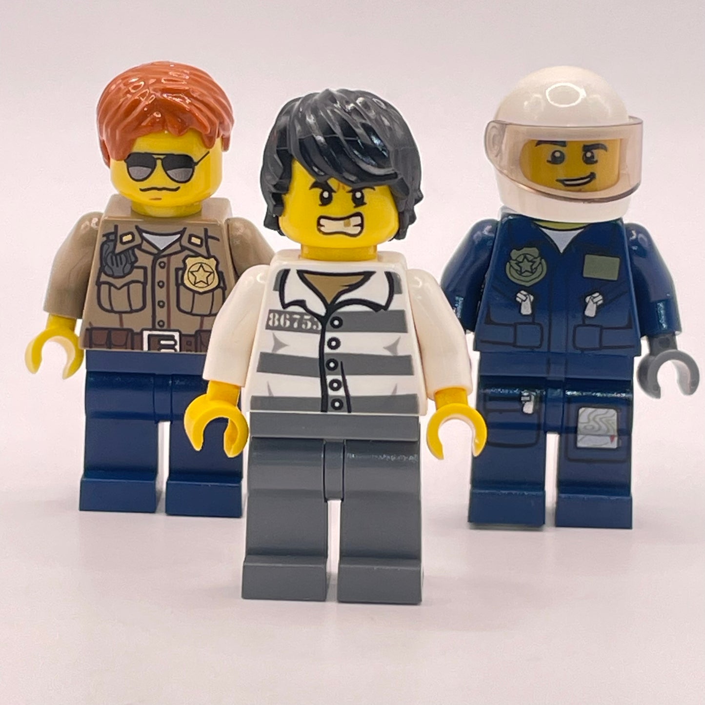 LEGO Cops and Robber, City, Minifigures (Pack of 3)