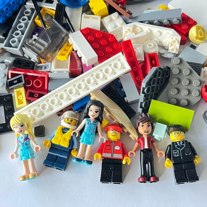 LEGO Fun Pack, Mixed Bag, Approx. 750g includes 6 Minifigures/Minidolls