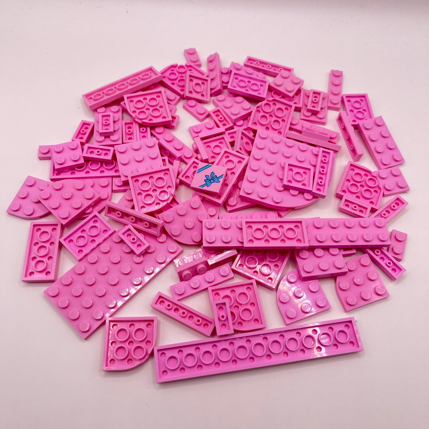 LEGO Bright Pink, Plates, Approx. 80g
