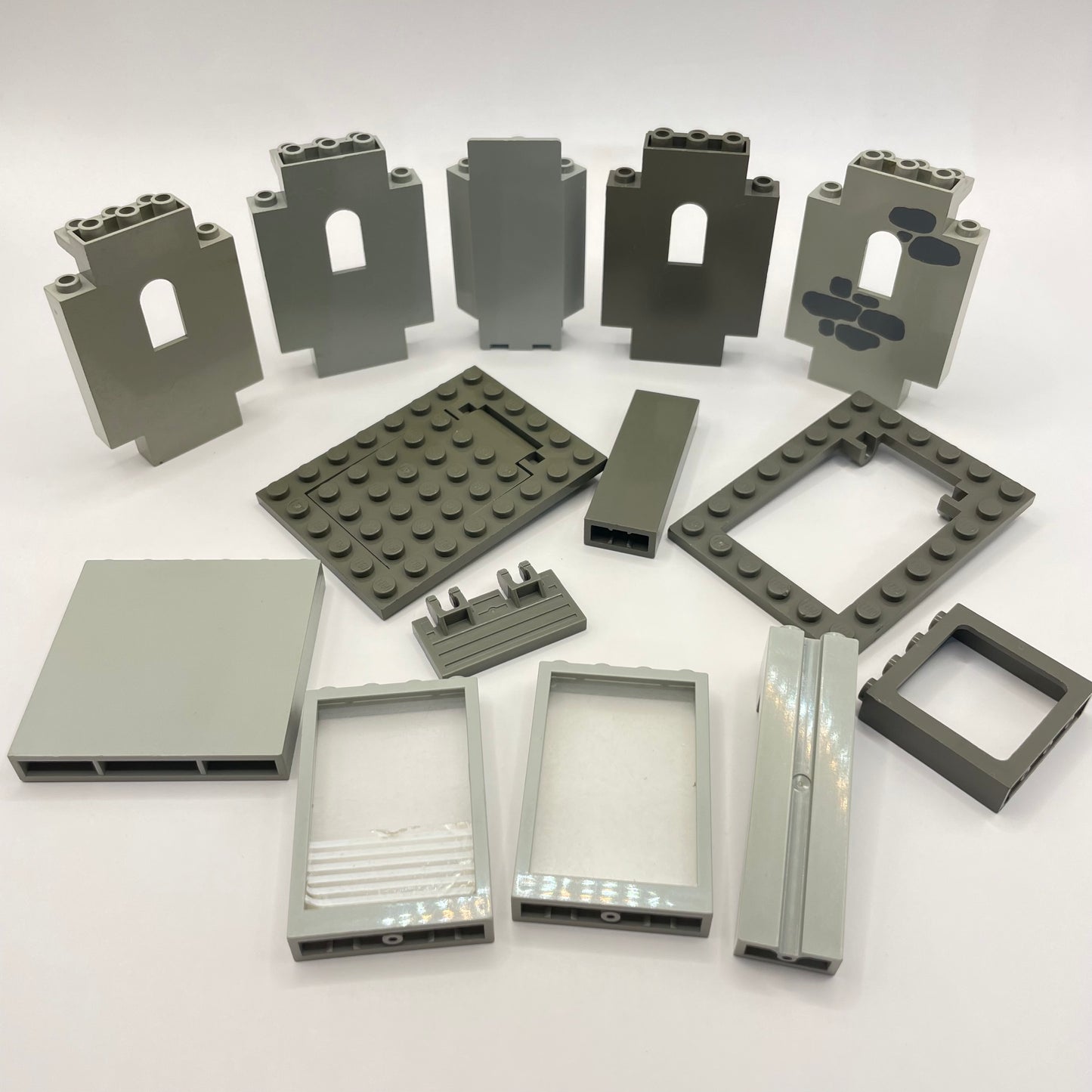 LEGO Mixed Building, Old Mixed Grey, Building, 14 Pieces