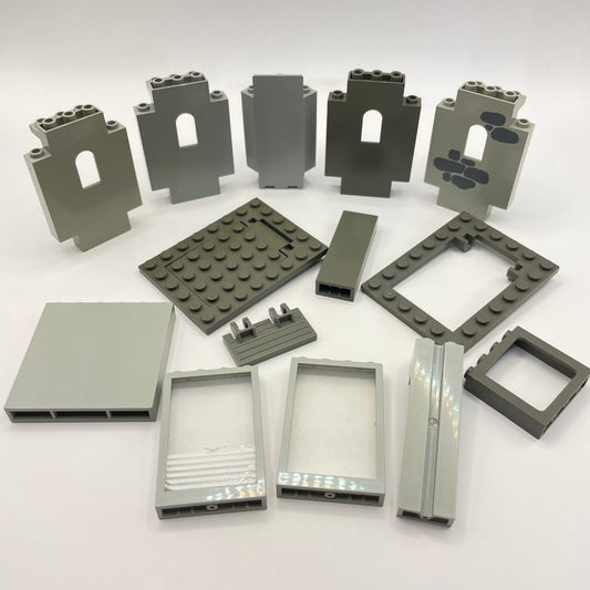 LEGO Mixed Building, Old Mixed Grey, Building, 14 Pieces