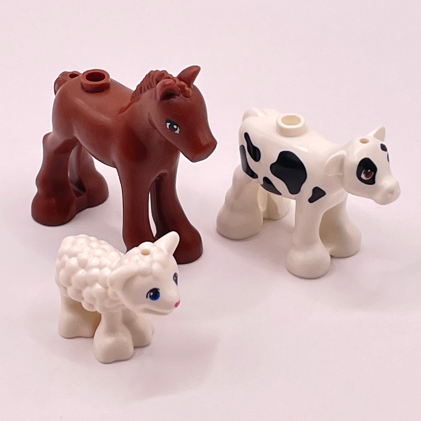 LEGO Baby Cow, Sheep, Horse, Friends Farm Animal, 3 Pieces