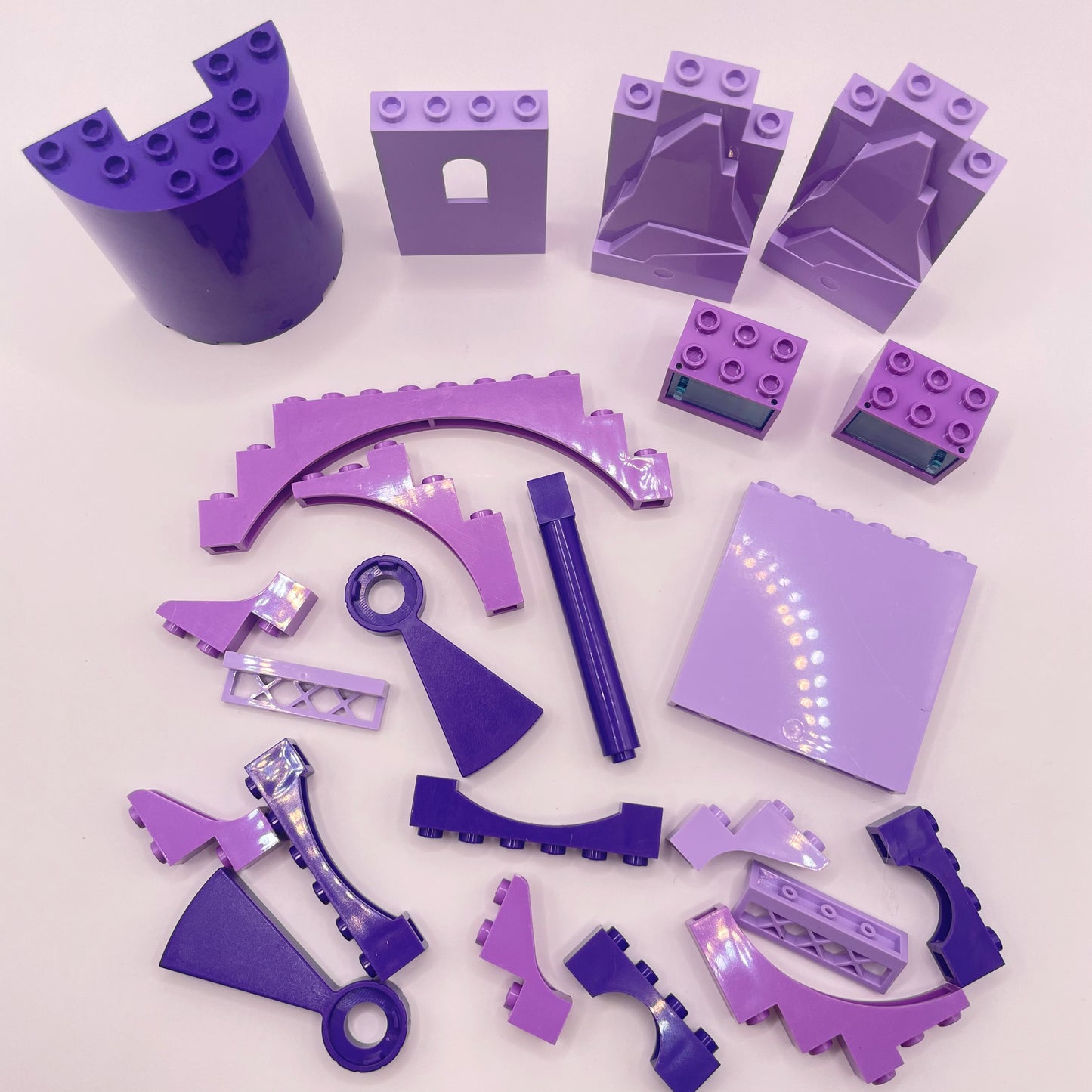 LEGO Building Pieces, Purple, Approx. 60g