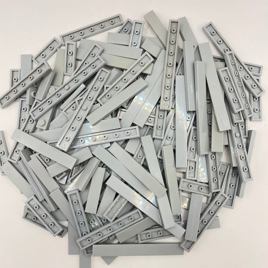LEGO 1x Tiles / Jumpers, Light Bluish Grey, Approx. 100g