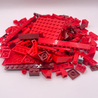 LEGO Mixed Bricks, Red, Approx. 210g