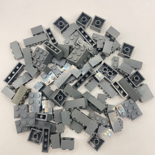 LEGO Small Bricks, Dark Bluish Grey, Approx. 100g