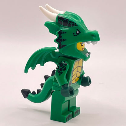 LEGO Green Dragon Costume, Series 23, Collectible Minifigures, Minifigure (col409)