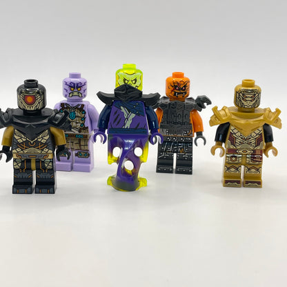 LEGO Play Pack, Ninjago, Minifigure, (Pack of 5) Incomplete, Some Marks