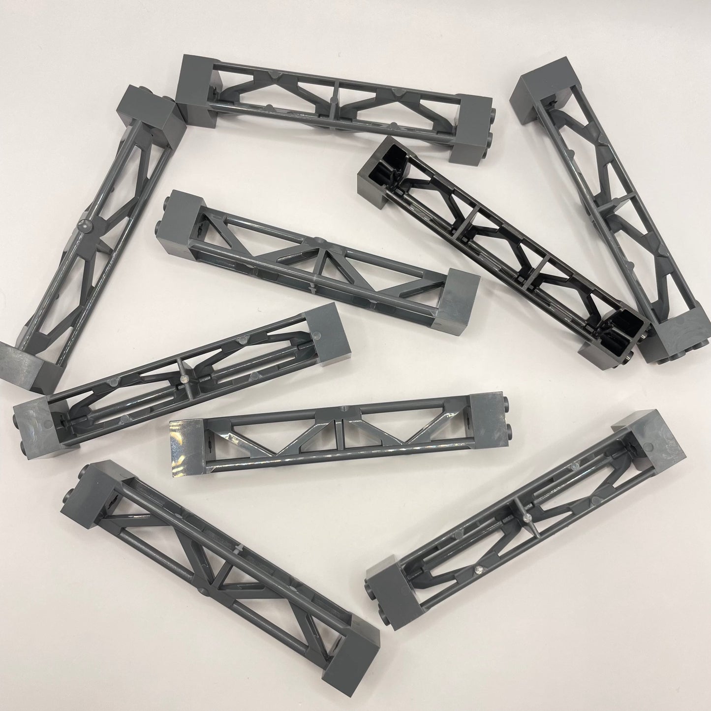 LEGO Girders, Mixed Grey, 9 Pieces