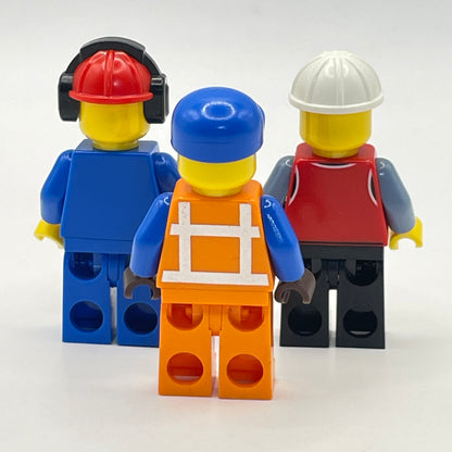 LEGO Construction Workers, City, Minifigures (pack of 3)