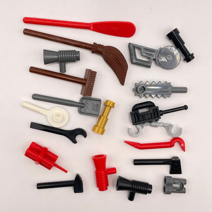 LEGO Mixed Tools, Minifigure Accessories, 20 Pieces