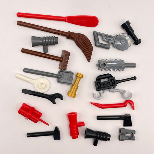 LEGO Mixed Tools, Minifigure Accessories, 20 Pieces