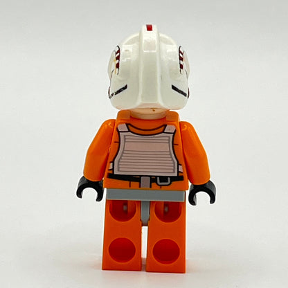 LEGO Luke Skywalker Pilot, Dual Molded Helmet, Star Wars, Minifigure (sw0952) - Marked Helmet
