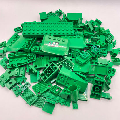 LEGO Mixed Green, Building, Vehicle, SNOT, Approx. 175g