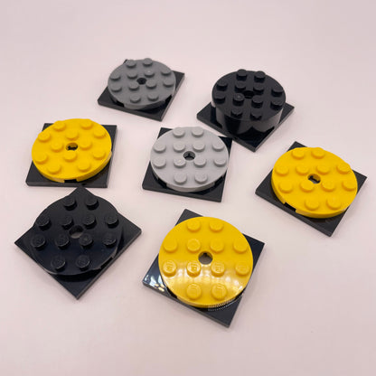 LEGO Plate Turntables, 7 pieces