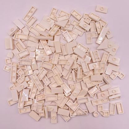 LEGO Small Tiles, White, Approx. 50g