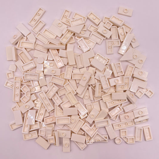 LEGO Small Tiles, White, Approx. 50g