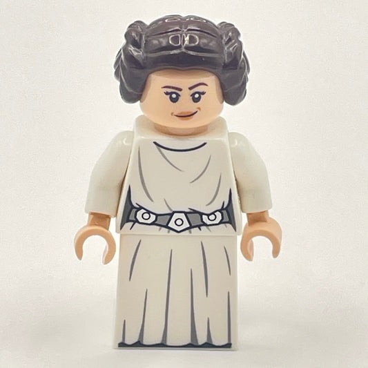 LEGO Princess Leia (White Dress, Detailed Belt, Skirt), Star Wars Minifigure (sw1036)