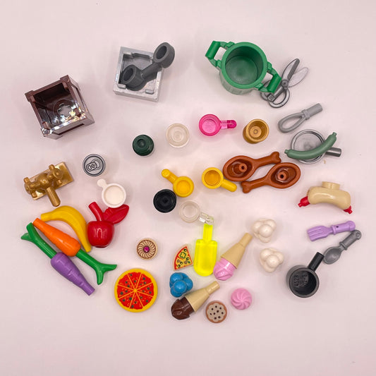 LEGO Food / Kitchen Bundle, Mixed Pieces (40 Pieces)