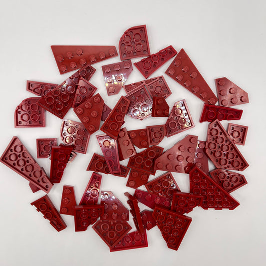 LEGO Small Wings, Dark Red, Approx. 45g