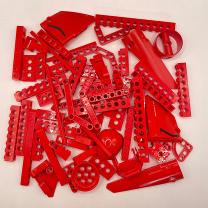 LEGO Large, Technic, Red, Approx. 130g