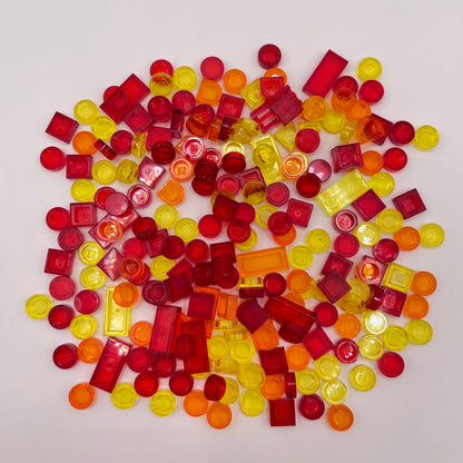 LEGO  Sunset, Transparent, Tiles, (210 Pieces)
