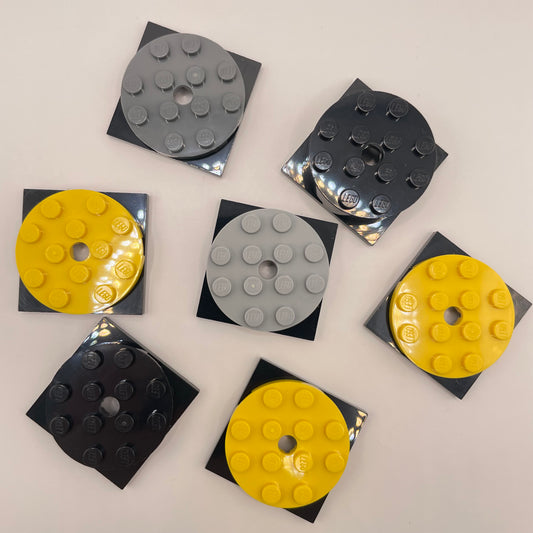LEGO Plate Turntables, 7 pieces