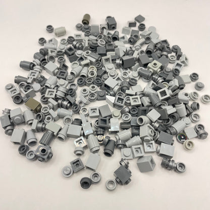 LEGO Greebling, 1x1, Grey, Approx. 50g