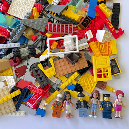 LEGO Fun Pack, Mixed Bag, Approx. 750g includes 6 Minifigures/Minidolls