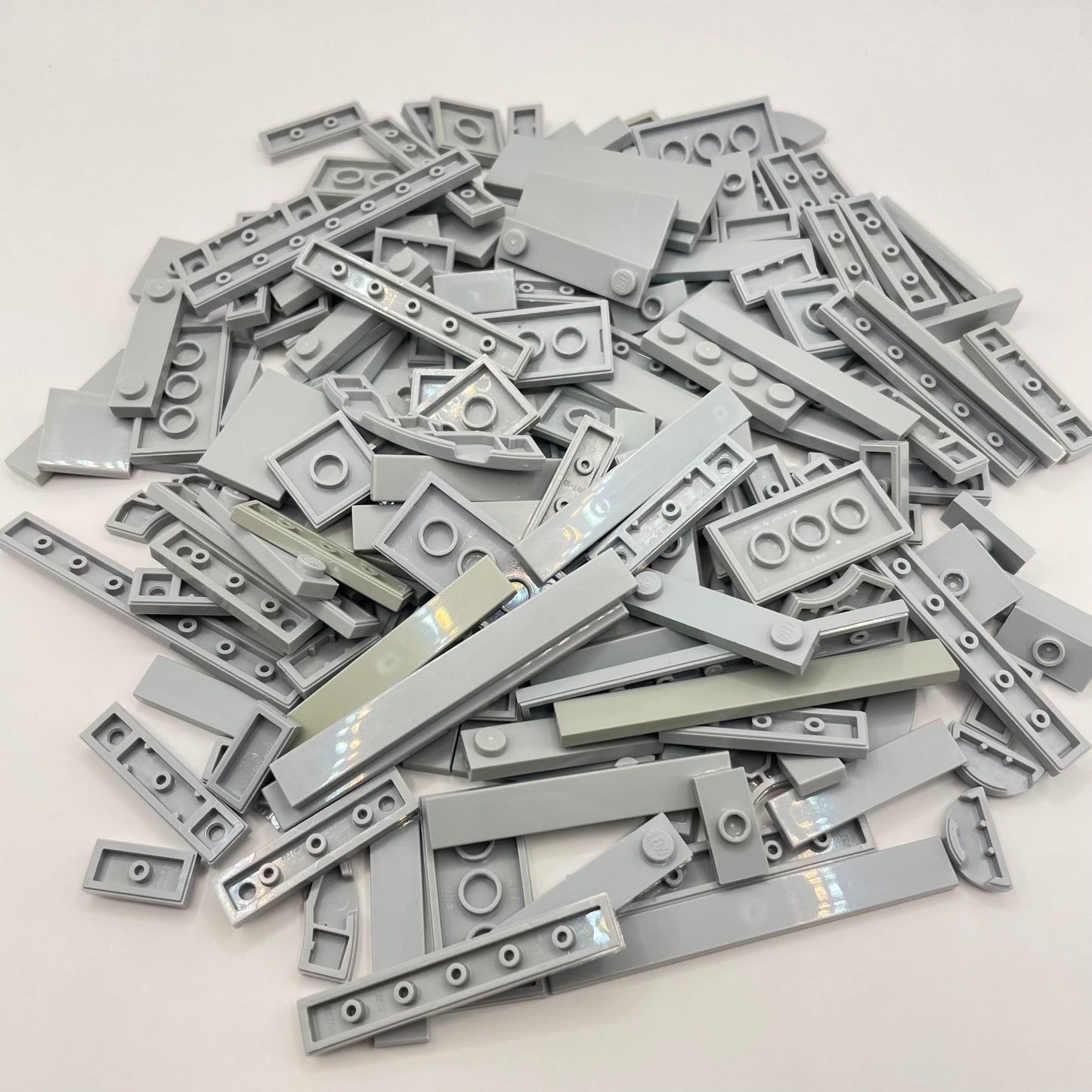 LEGO Light Bluish Grey, Tiles, Approx. 95g