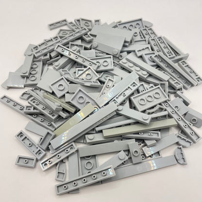 LEGO Light Bluish Grey, Tiles, Approx. 95g