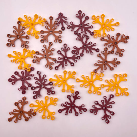 LEGO Leaves, Autumn Tones, 20 Pieces