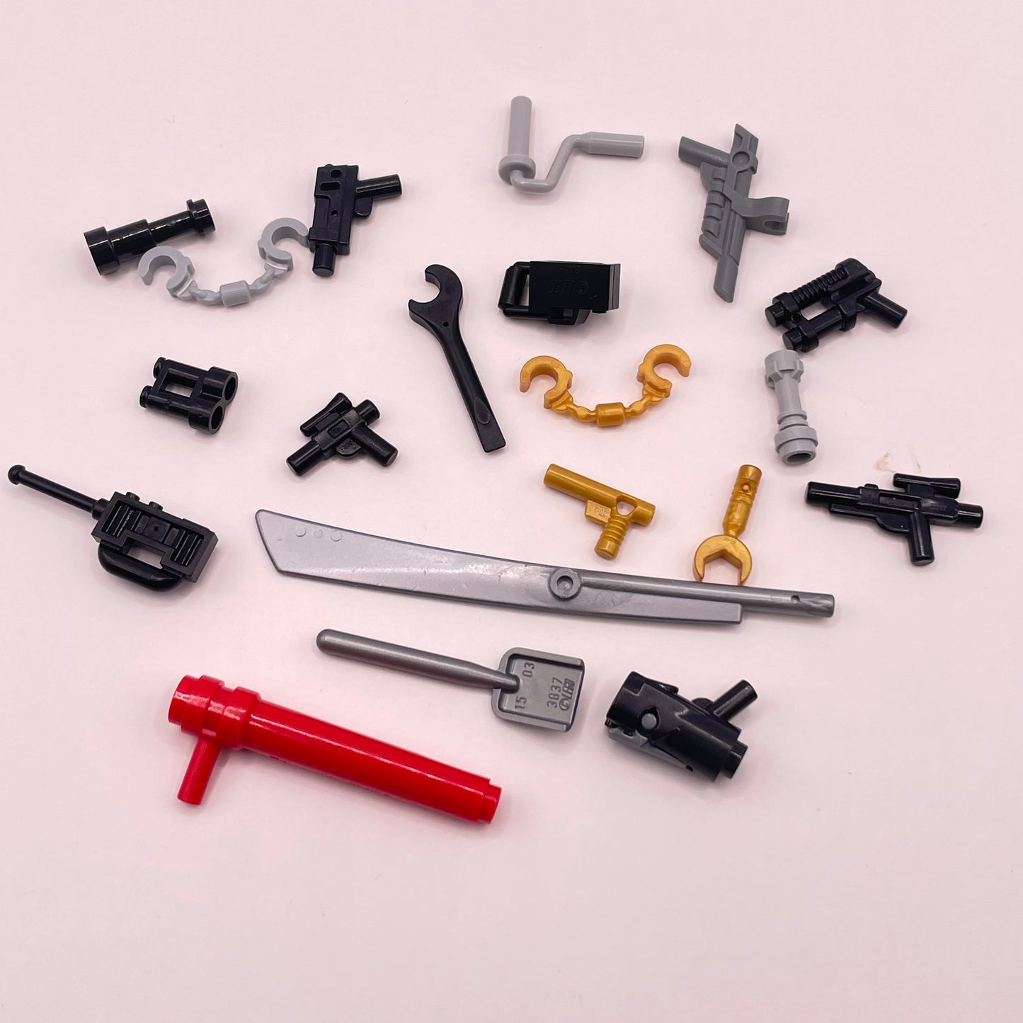 LEGO Tools and  Weapons, Mixed Colours,  20 pieces