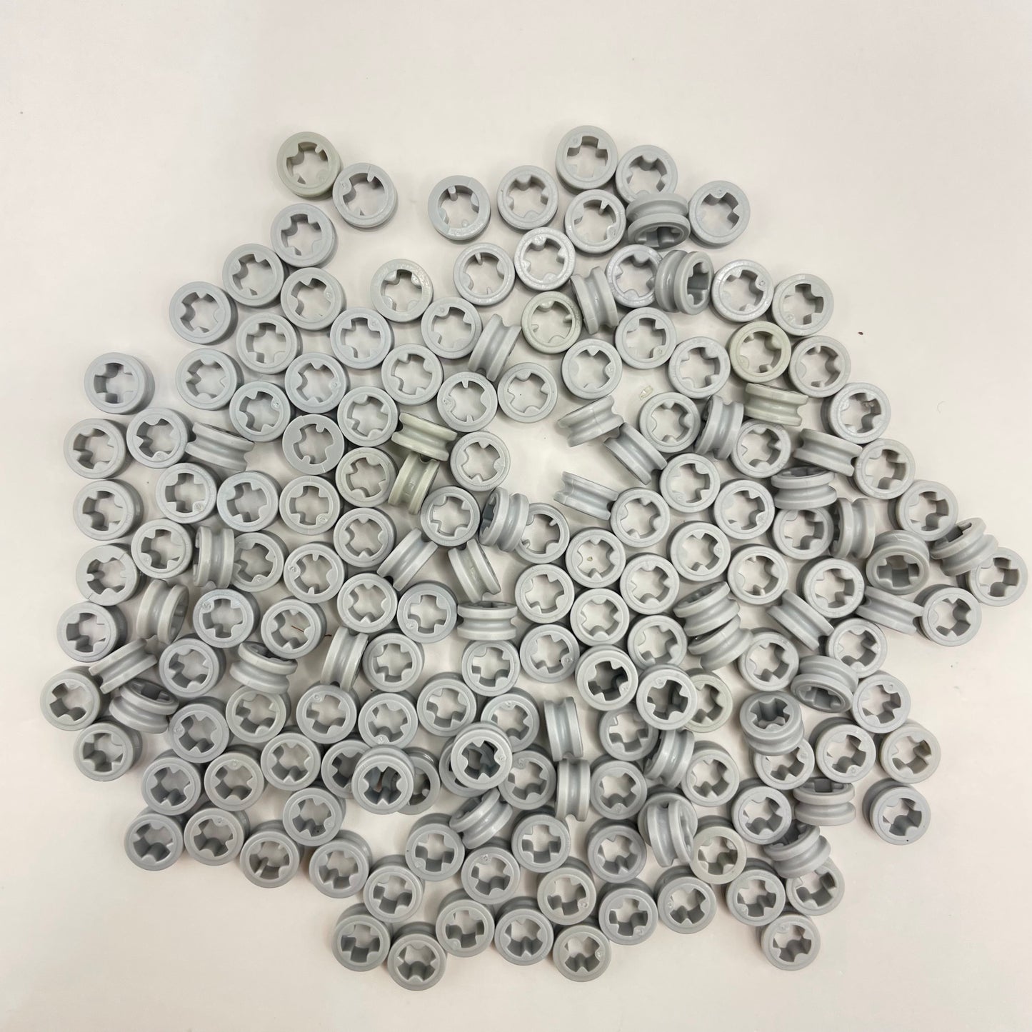 LEGO Half Bush Smooth, Light Bluish Grey, Technic, 170 Pieces