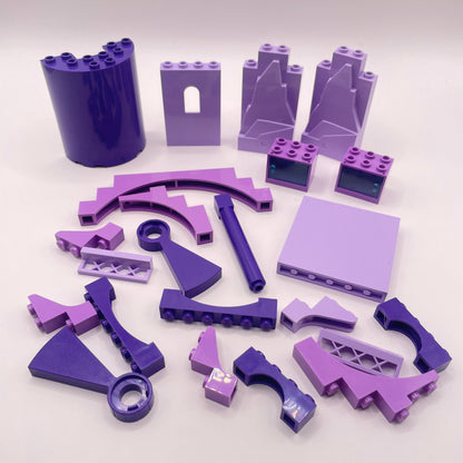 LEGO Building Pieces, Purple, Approx. 60g