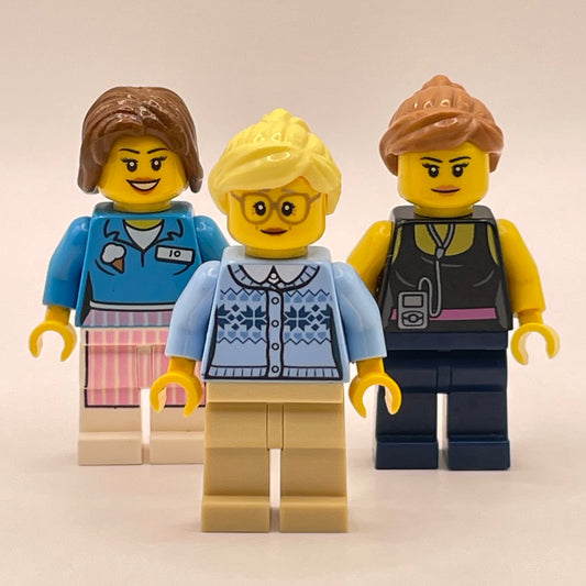 LEGO City Ladies, Minifigures, Set of 3