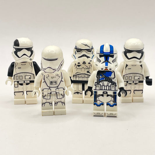 LEGO Mixed Trooper Bundle, Star Wars, Minifigure (Pack of 5) Some Marks