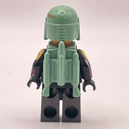 LEGO Boba Fett - Repainted Beskar Armor, Jet Pack, Star Wars Minifigure (sw1245) - marked