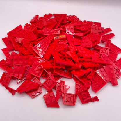LEGO Medium Wedges, Red, Approx. 135g
