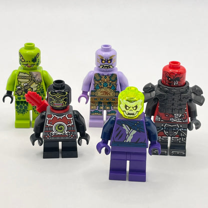 LEGO Play Pack, Ninjago, Minifigure, (Pack of 5) Incomplete, Some Marks